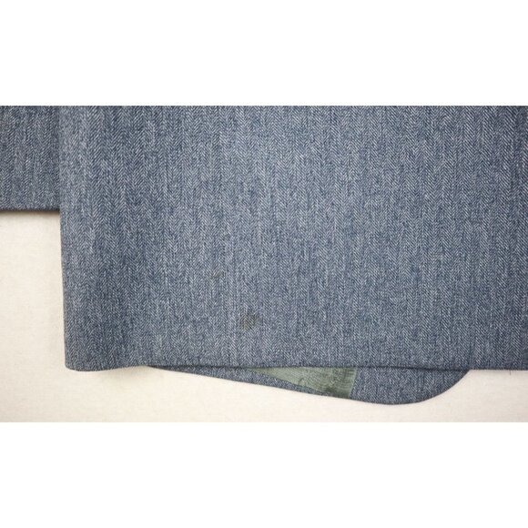 THE COMFORT SUIT - VINTAGE MEN'S BLUE SPORT COAT BLAZER JACKET - SIZE 42R - Picture 11 of 11